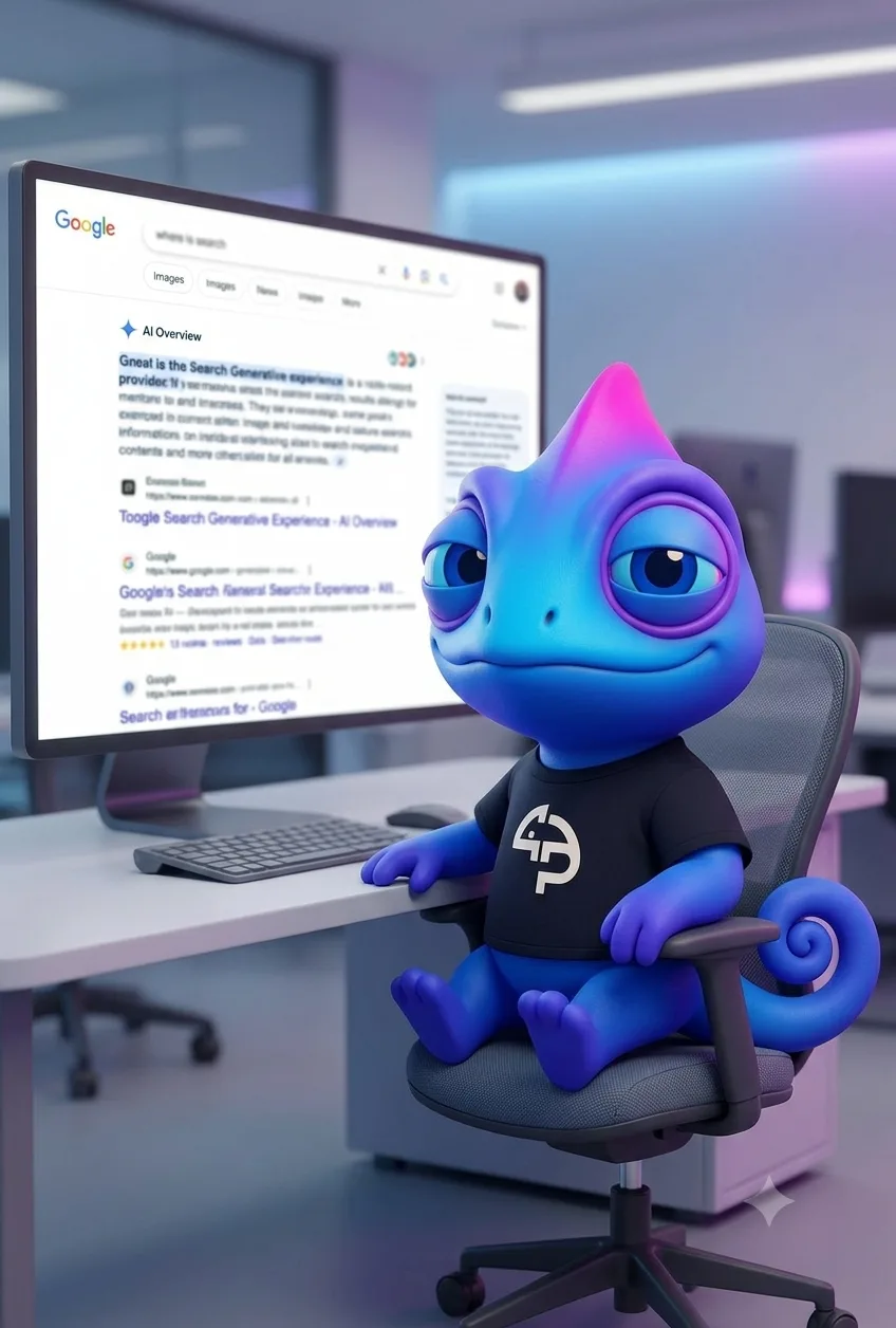 Próximo Passo mascot building SEO authority